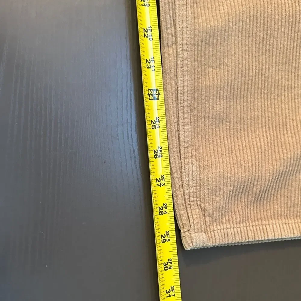Empyre Tori Tan Corduroy Straight Leg Pants Size 0 - Picture 8 of 8